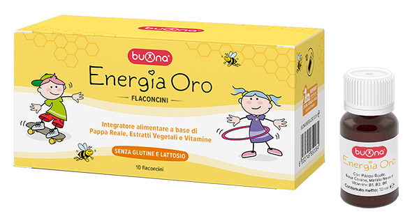 BUONA ENERGIA ORO 10 FLACONCINI DA 10 ML - Farmadott.it