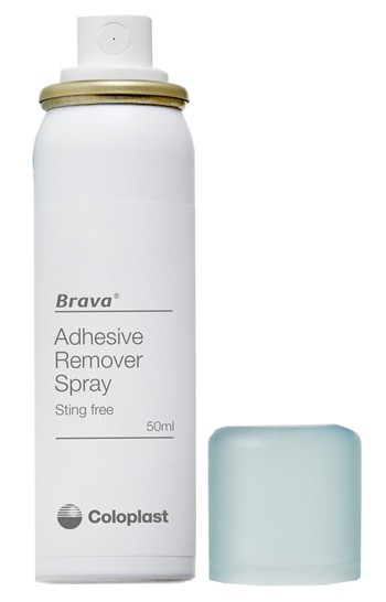 BRAVA SPRAY REMOVER PER DISTACCO DOLCE ADESIVI E DISPOSITIVI PER STOMIA 50 ML - Farmadott.it