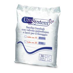 SACCA DI DRENAGGIO DA GAMBA PER INCONTINENZA UROSYSTEM TUBO 10 CM 30 PEZZI - Farmadott.it