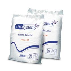 SACCA DI DRENAGGIO DA LETTO PER INCONTINENZA UROSYSTEM TUBO 130 CM SENZA SCARICO 30 PEZZI - Farmadott.it