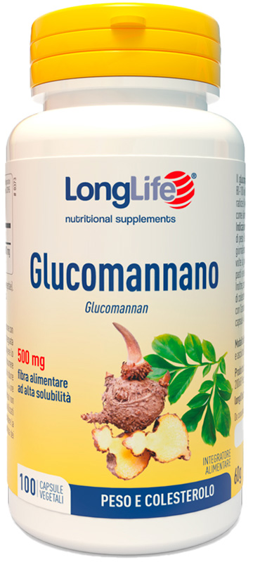LONGLIFE GLUCOMANNANO 100 CAPSULE VEGETALI - Farmadott.it