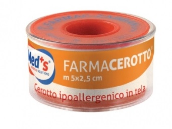 CEROTTO MEDS IPOALLERGENICO TELA 500X2,5 CM SSR - Farmadott.it