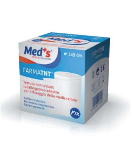 CEROTTO MEDS FARMATESSUTO NON TESSUTO TESSUTO NON TESSUTO FIX IPOALLERGENICO ADESIVO 250X5 CM - Farmadott.it