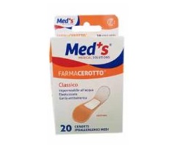 CEROTTO MEDS POLIURETANO IPOALLERGENICO CLASSICO MEDIO 20 PEZZI - Farmadott.it