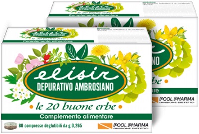 ELISIR DEPURATIVO AMBROSIANO 20 COMPRESSE 5,3 G - Farmadott.it