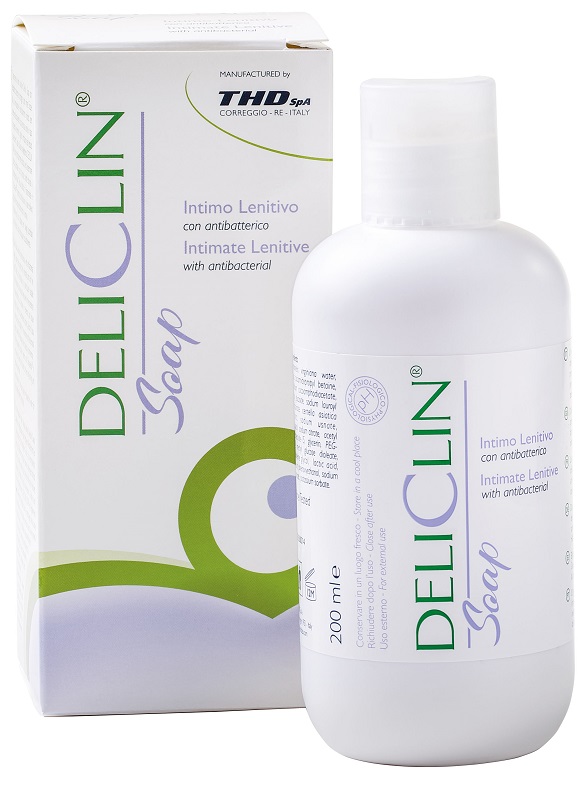DELICLIN SOAP DETERGENTE INTIMO LENITIVO CON ANTIBATTERICO 200 ML - Farmadott.it