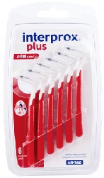 INTERPROX PLUS MINICONICO ROSSO 6 PEZZI - Farmadott.it