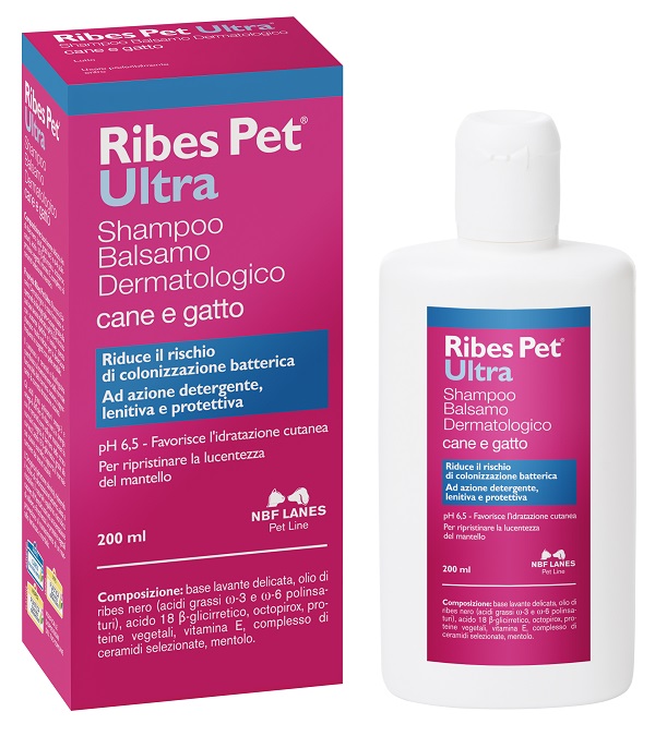 RIBES PET ULTRA SHAMPOO DERMATOLOGICO FLACONE 200 ML - Farmadott.it