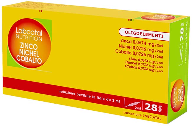 LABCATAL NUTRITION ZINCO/NICHEL/COBALTO 28 FIALE 2 ML - Farmadott.it