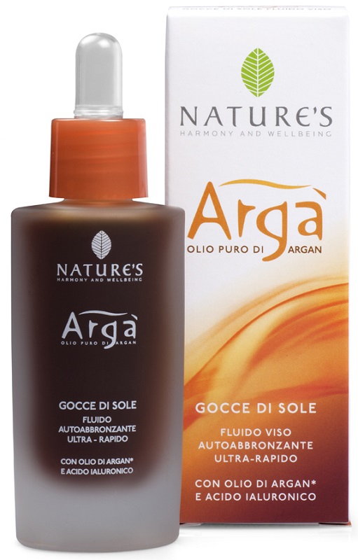 ARGA' GOCCE DI SOLE VISO FLUIDO AUTOABBRONZANTE 30 ML NATURE'S - Farmadott.it