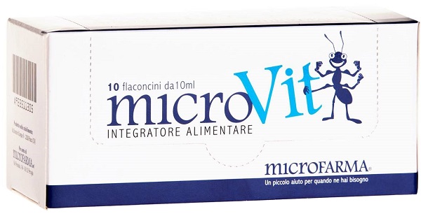 MICROVIT 10 FLACONCINI DA 10 ML - Farmadott.it