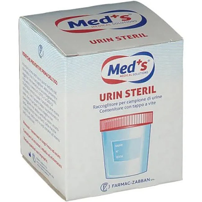 CONTENITORE MEDS URINA STERILE SOTTOVUOTO 120 ML - Farmadott.it