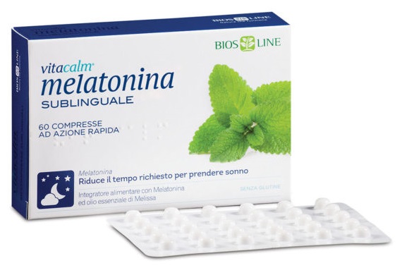 BIOS LINE VITACALM MELATONINA SUBLINGUALE 60 COMPRESSE 1 MG - Farmadott.it