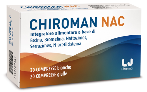 CHIROMAN NAC 20 COMPRESSE BIANCHE + 20 COMPRESSE GIALLE - Farmadott.it