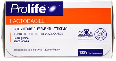 PROLIFE LACTOBACILLI 10 FLACONCINI 8 ML - Farmadott.it