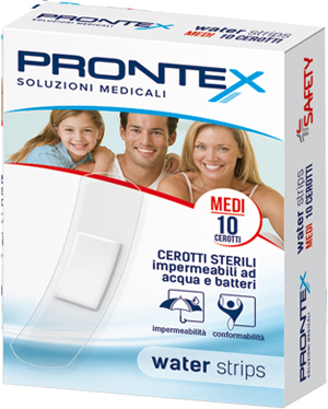 CEROTTO PRONTEX WATER STRIPS MEDIO 10 PEZZI - Farmadott.it