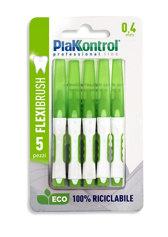 PLAKKONTROL SCOVOLINO INTERDENTALE FLEXI BRUSH04 BLISTER 5 PEZZI - Farmadott.it