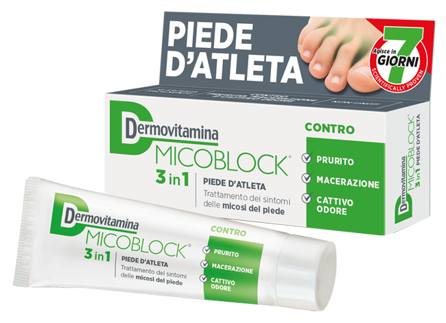 DERMOVITAMINA MICOBLOCK 3 IN 1 PIEDE D'ATLETA 30 ML - Farmadott.it
