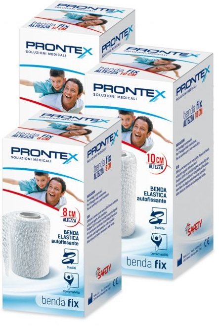 BENDA ELASTICA PRONTEX FIX AUTOFISSANTE 12 CM DI ALTEZZA PER4 METRI IN ESTENSIONE 1 PEZZO - Farmadott.it