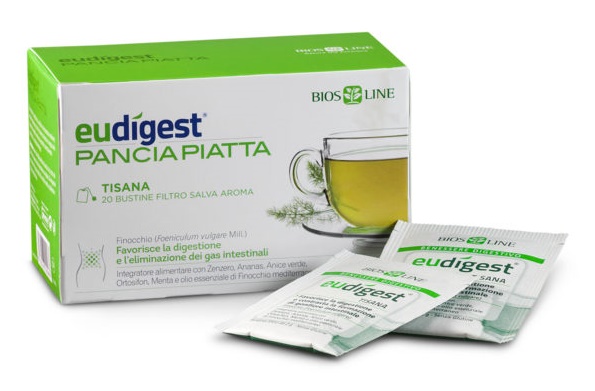 BIOSLINE EUDIGEST TISANA DOPOPASTO 20 BUSTE 40 G - Farmadott.it
