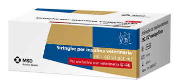 SIRINGA INSULINA USO VETERINARIO MSD-AH 30 SIRINGHE 40 UI/ML - Farmadott.it