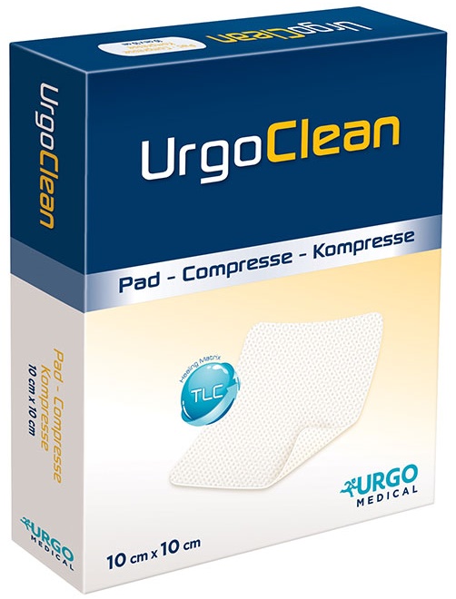 MEDICAZIONE TNT ASSORBENTE GELIFICANTE URGOCLEAN 10X10CM 10 PEZZI - Farmadott.it