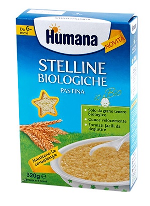 HUMANA STELLINE PASTINA BIOLOGICA 320 G - Farmadott.it