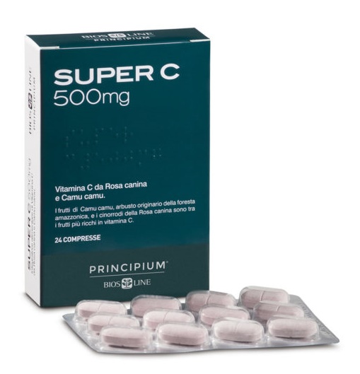 PRINCIPIUM SUPER C 500 24 COMPRESSE 24,2 G - Farmadott.it