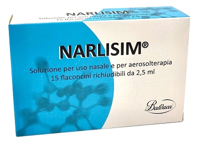 NARLISIM SOLUZIONE PER USO NASALE E AEROSOLTERAPIA 15 FLACONCINI RICHIUDIBILI DA 2,5 ML L'UNO - Farmadott.it