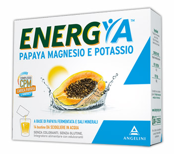 ENERGYA PAPAYA MAGNESIO POTASSIO 14 BUSTINE - Farmadott.it