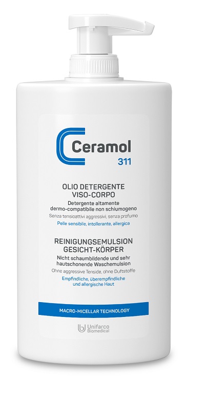 CERAMOL 311 OLIO DETERGENTE VISO/CORPO 400 ML - Farmadott.it