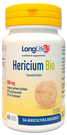 LONGLIFE HERICIUM BIO 60 CAPSULE VEGETALI - Farmadott.it