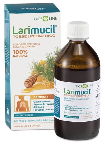LARIMUCIL TOSSE PEDIATRICO 1+ SCIROPPO 175 ML CE 0426 230 G - Farmadott.it