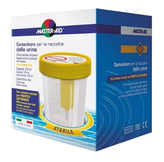 CONTENITORE RACCOLTA URINA SOTTOVUOTO MASTER-AID 120 ML - Farmadott.it