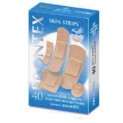 CEROTTO PRONTEX SKIN STRIPS 6 FORMATI ASSORTITI ASTUCCIO 40 PEZZI - Farmadott.it