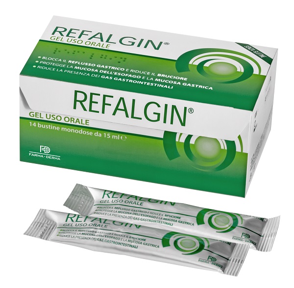 REFALGIN GEL OROSOLUBILE ANTIREFLUSSO 14 BUSTINE 15 ML - Farmadott.it