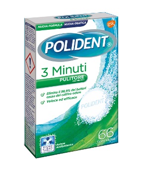 POLIDENT 3 MINUTI 66 COMPRESSE - Farmadott.it