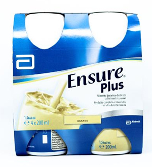ENSURE PLUS BANANA 4 BOTTIGLIE DA 200 ML - Farmadott.it