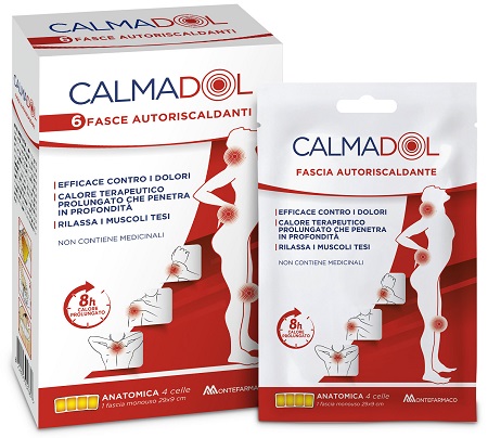 CALMADOL FASCIA RISCALDANTE PACK 6 PEZZI - Farmadott.it