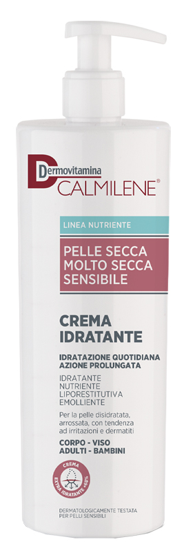 DERMOVITAMINA CALMILENE CREMA IDRATANTE PER PELLE SECCA, MOLTO SECCA O SENSIBILE 500 ML - Farmadott.it