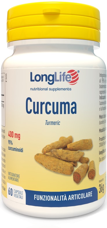 LONGLIFE CURCUMA 60 CAPSULE VEGETALI - Farmadott.it
