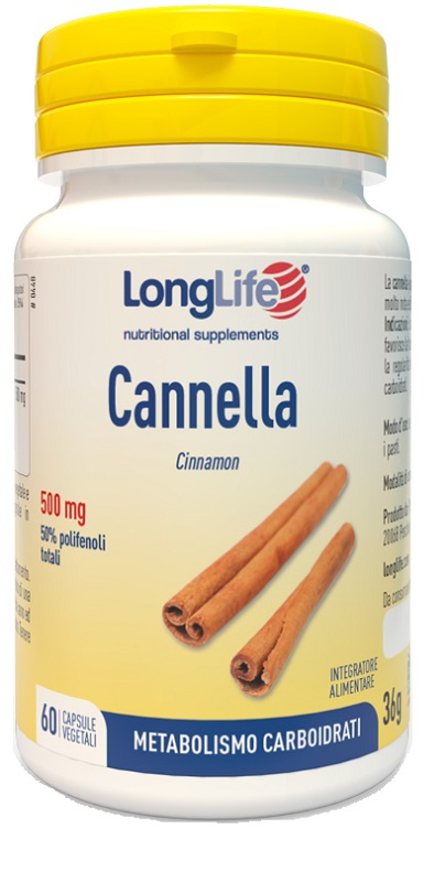 LONGLIFE CANNELLA 60 CAPSULE - Farmadott.it