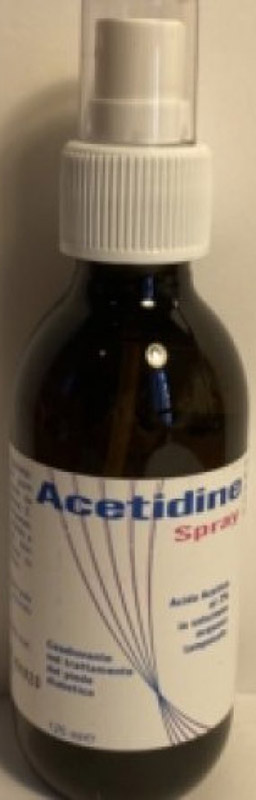 LOZIONE ALL'ACIDO ACETICO 2% IGIENIZZANTE ACETIDINE SPRAY DA125ML - Farmadott.it