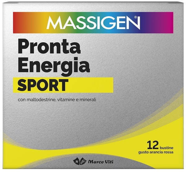 MASSIGEN SPORT PRONTA ENERGIA 12 BUSTINE - Farmadott.it