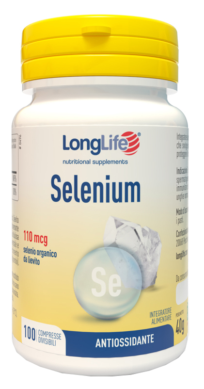 LONGLIFE SELENIUM 100 COMPRESSE DIVISIBILI - Farmadott.it