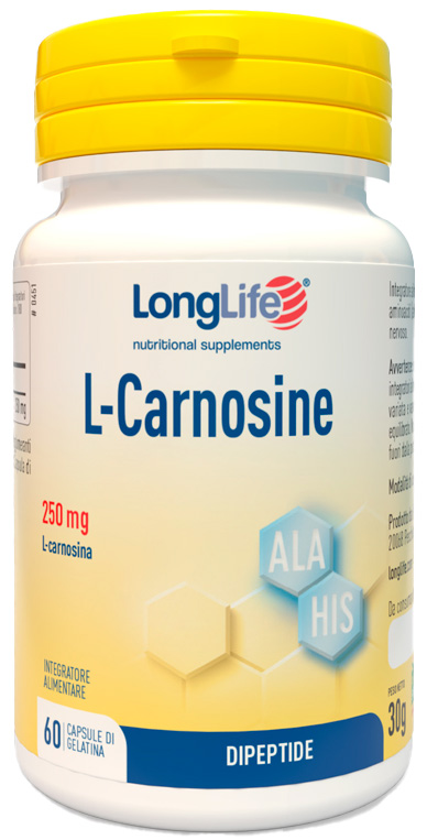 LONGLIFE L-CARNOSINE 60 CAPSULE - Farmadott.it