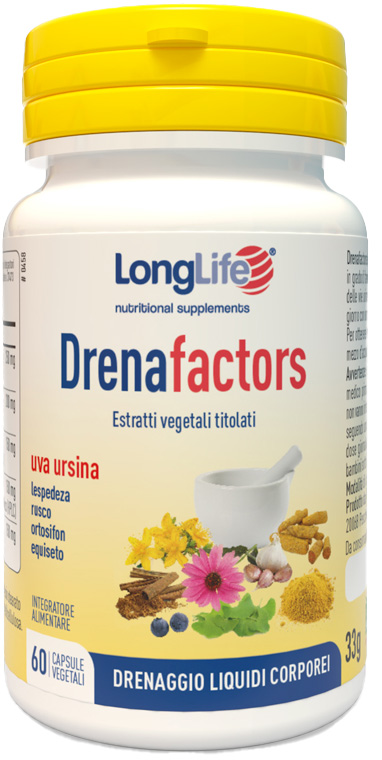 LONGLIFE DRENAFACTORS 60 CAPSULE - Farmadott.it
