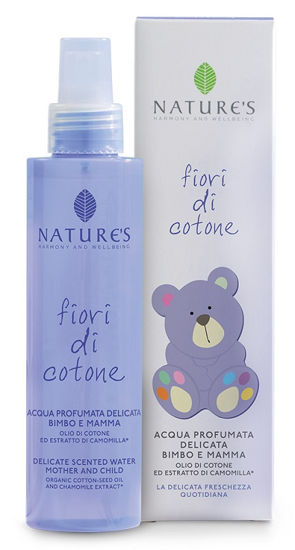 NATURE'S FIORI DI COTONE ACQUA PROFUMATA DELICATA BIMBO E MAMMA 150 ML - Farmadott.it