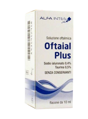 SOLUZIONE OFTALMICA OFTAIAL PLUS ACIDO IALURONICO 0,4% E TAURINA 10ML - Farmadott.it