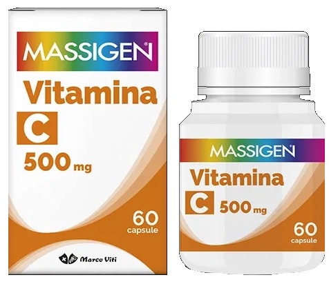 MASSIGEN C VITI 500MG DI VITAMINA C 60 CAPSULE - Farmadott.it